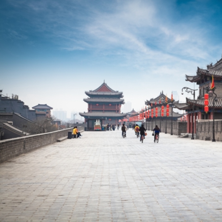xi'an city wall