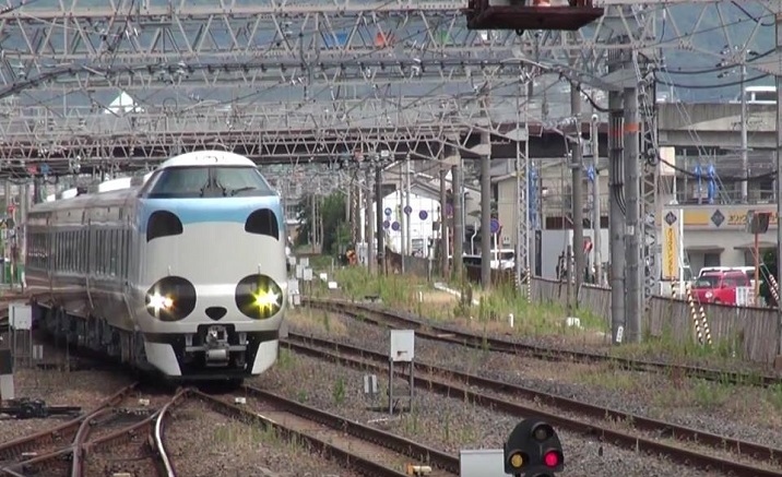 The first panda themed tourist train leaves from Chengdu